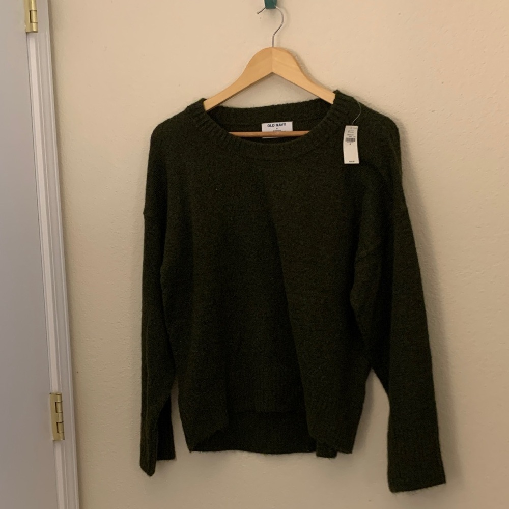Old Navy Forest Green Women's Crew Neck Sweater